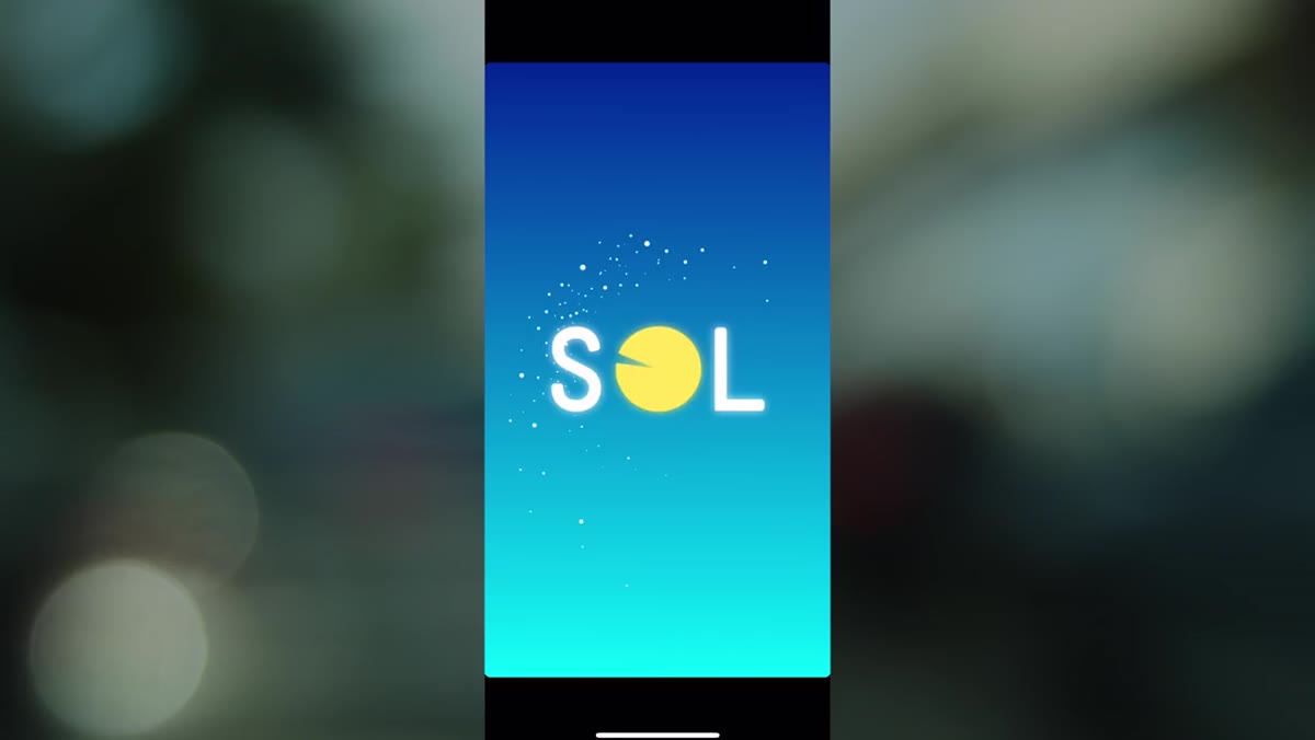 Sol app open showing golden hour time at 4:13 PM