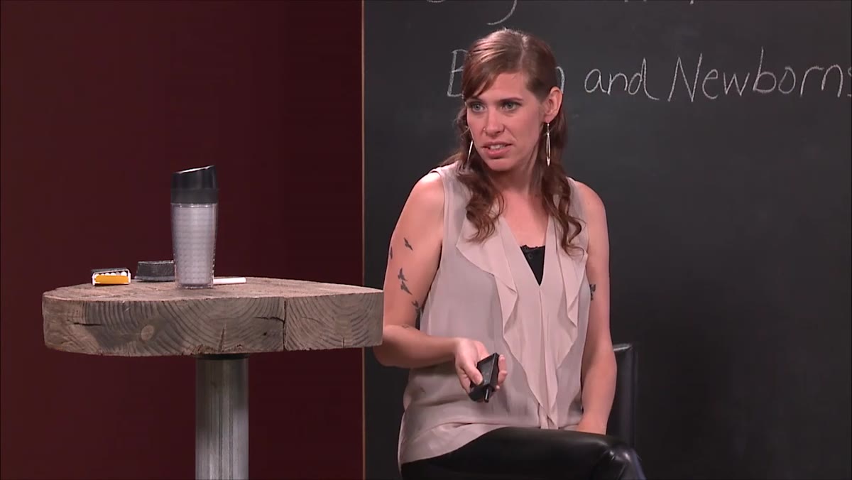 Photographer talking about newborn personalities developing in utero