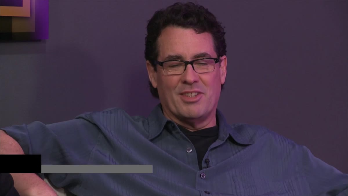 Jeff Foster explaining the term drone on the couch