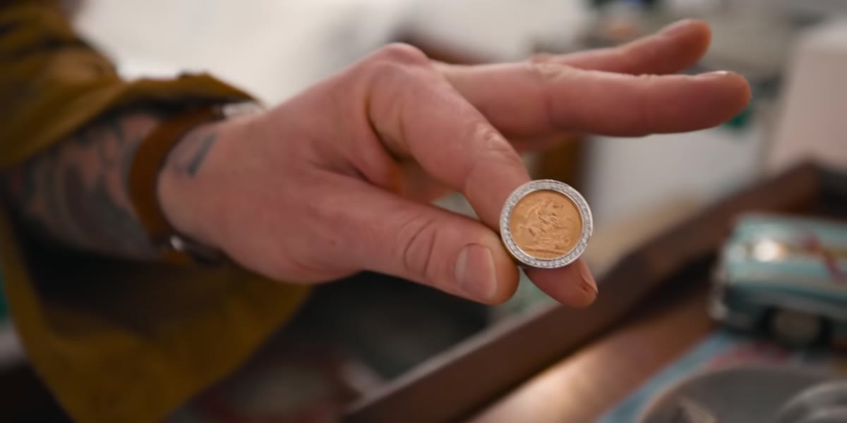 Matt showing his rings, vintage watches, and personal objects