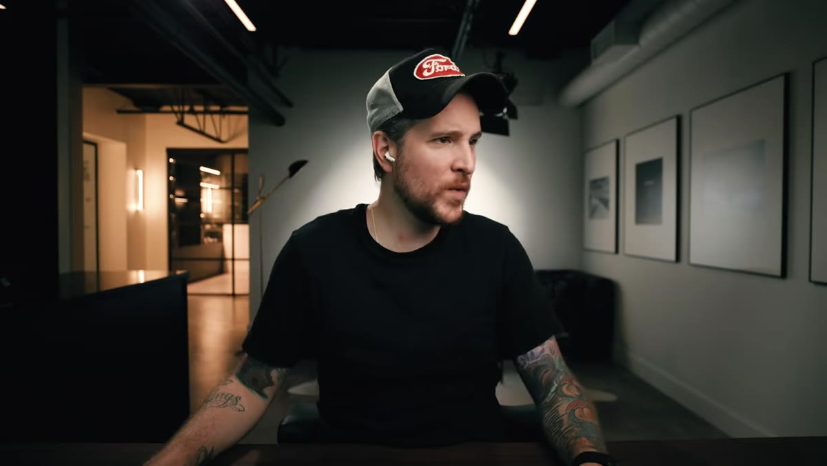 Creator reviewing multiple takes of the same slider shot