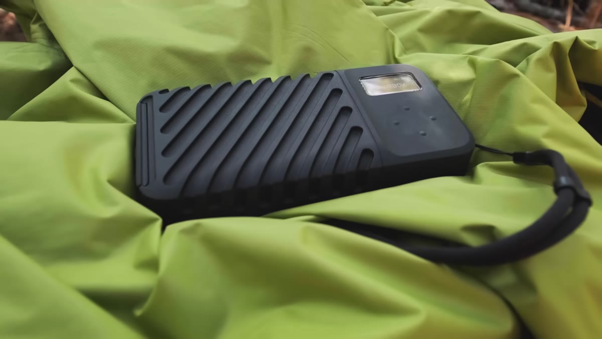 Close-up of GNARBOX 2.0 body and rugged casing