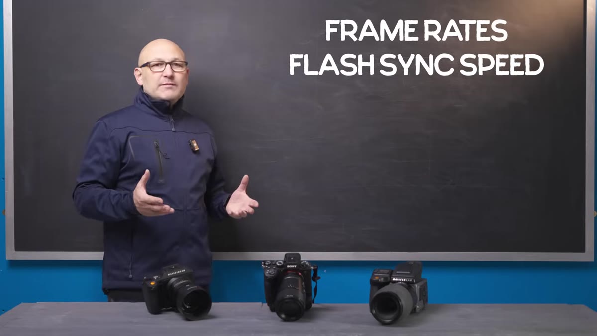 Presenter noting that manual mode reduces relevance of many camera features