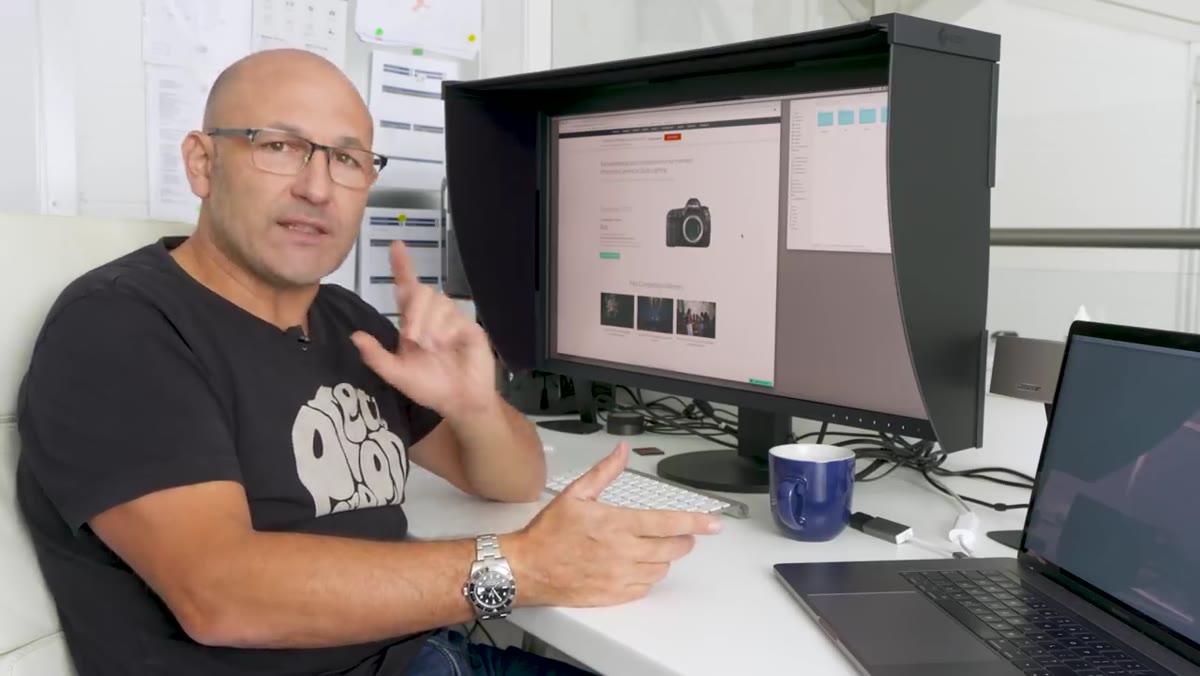 Karl advising against randomly throwing in images you like