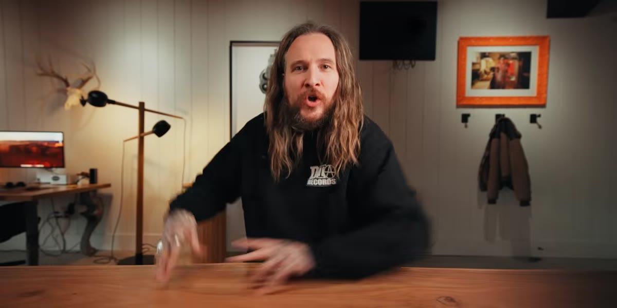 Peter explaining reasons for adding borders to photos