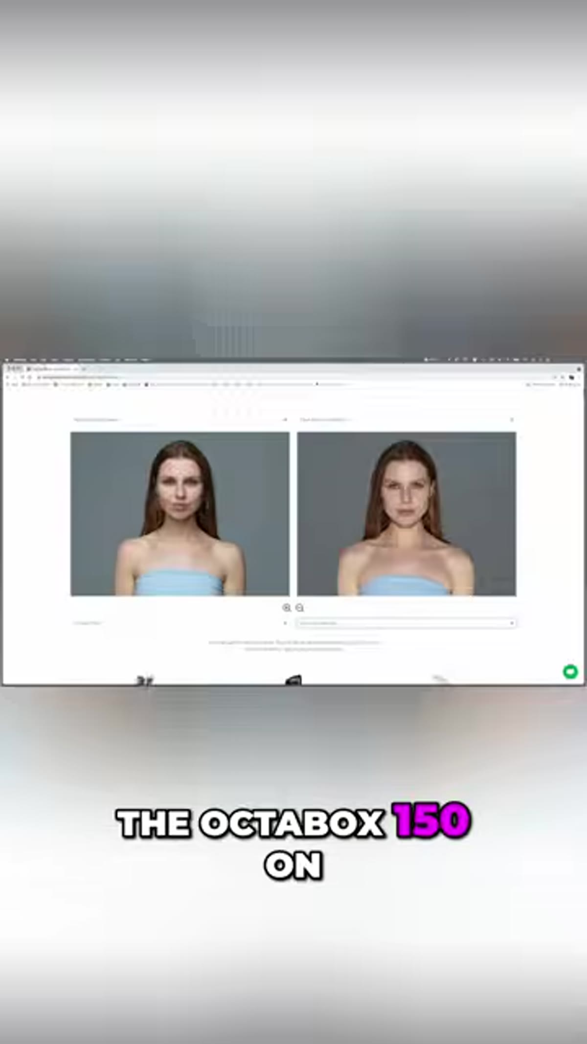Octabox 150 lighting a portrait subject on the left side