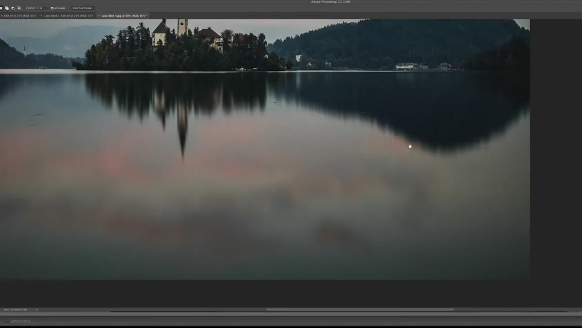 Clarity and contrast sliders receiving small, deliberate adjustments