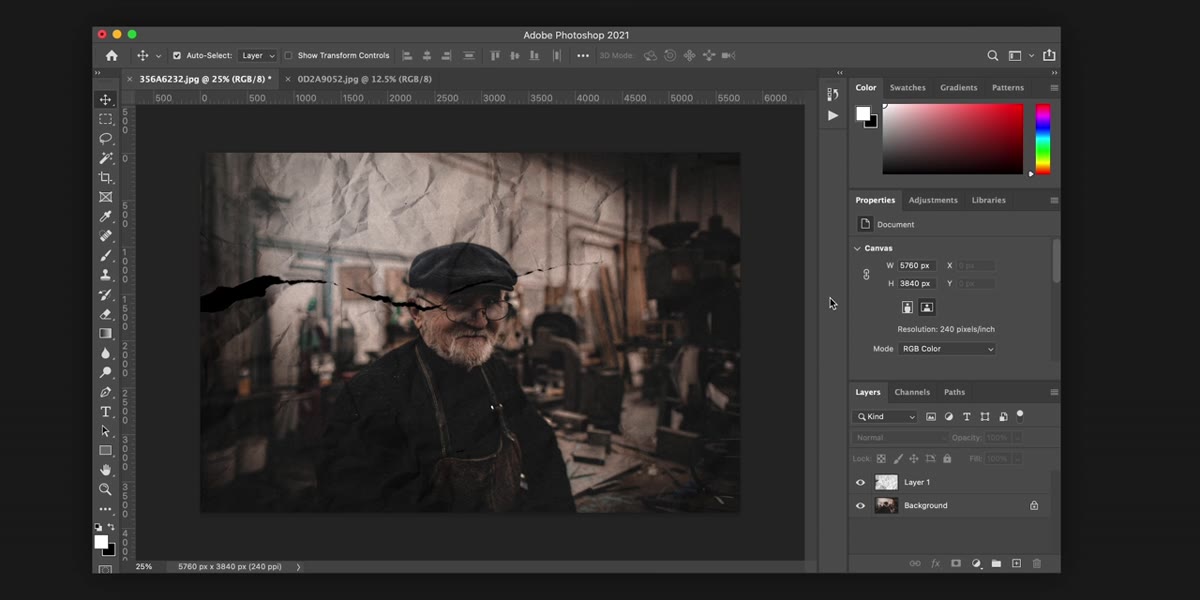Grain and vignette being added as final adjustments