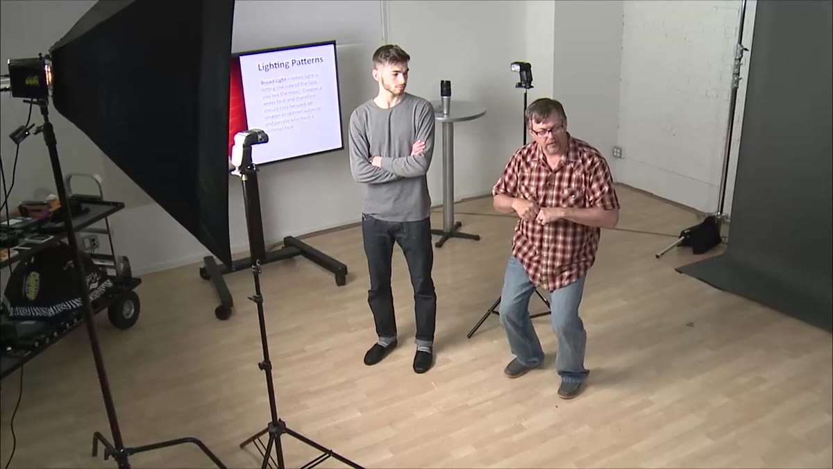 Instructor demonstrating what not to do with hand positions