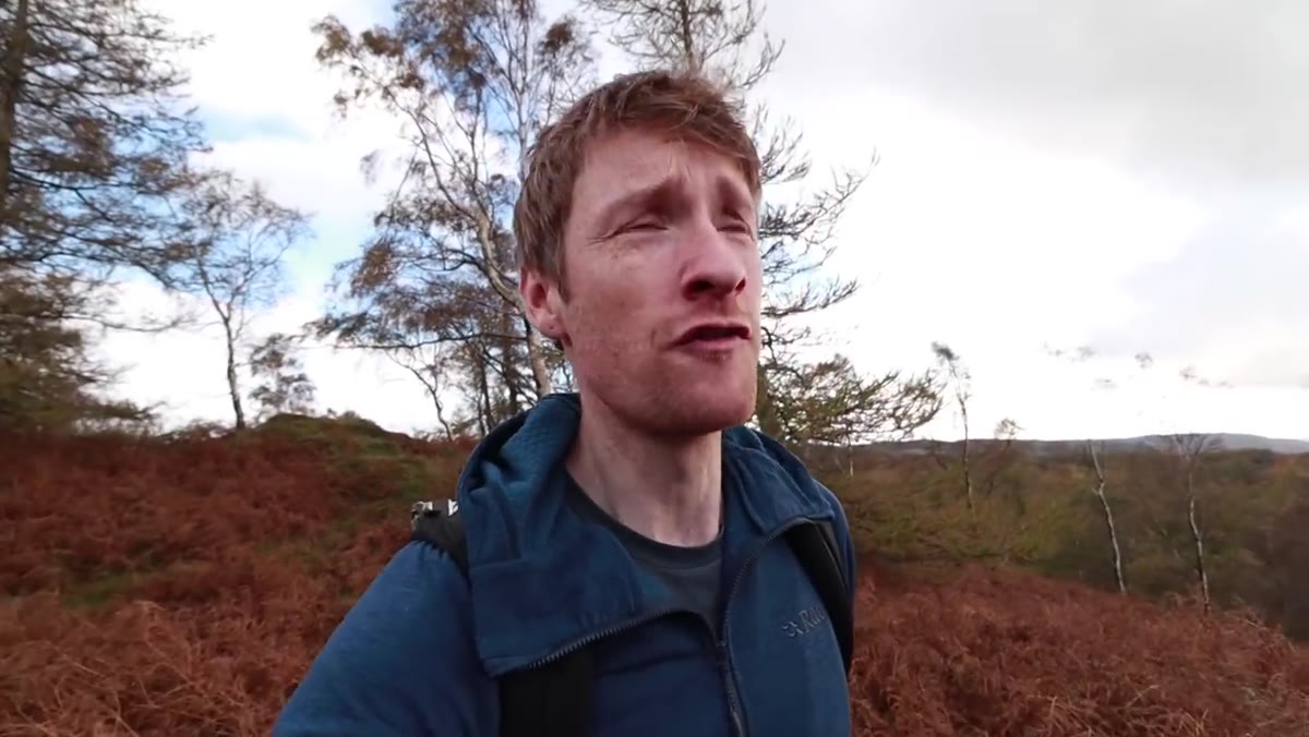 Thomas walking remote fell with no marked footpaths