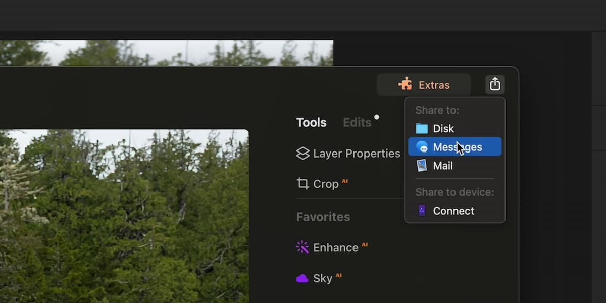 Exporting image from Luminar Neo to Lightroom