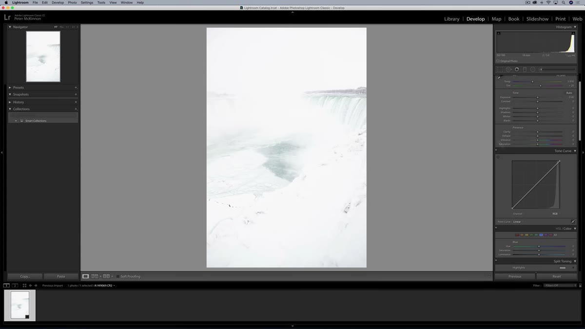Straightening the horizon using Lightroom&rsquo;s transform tool