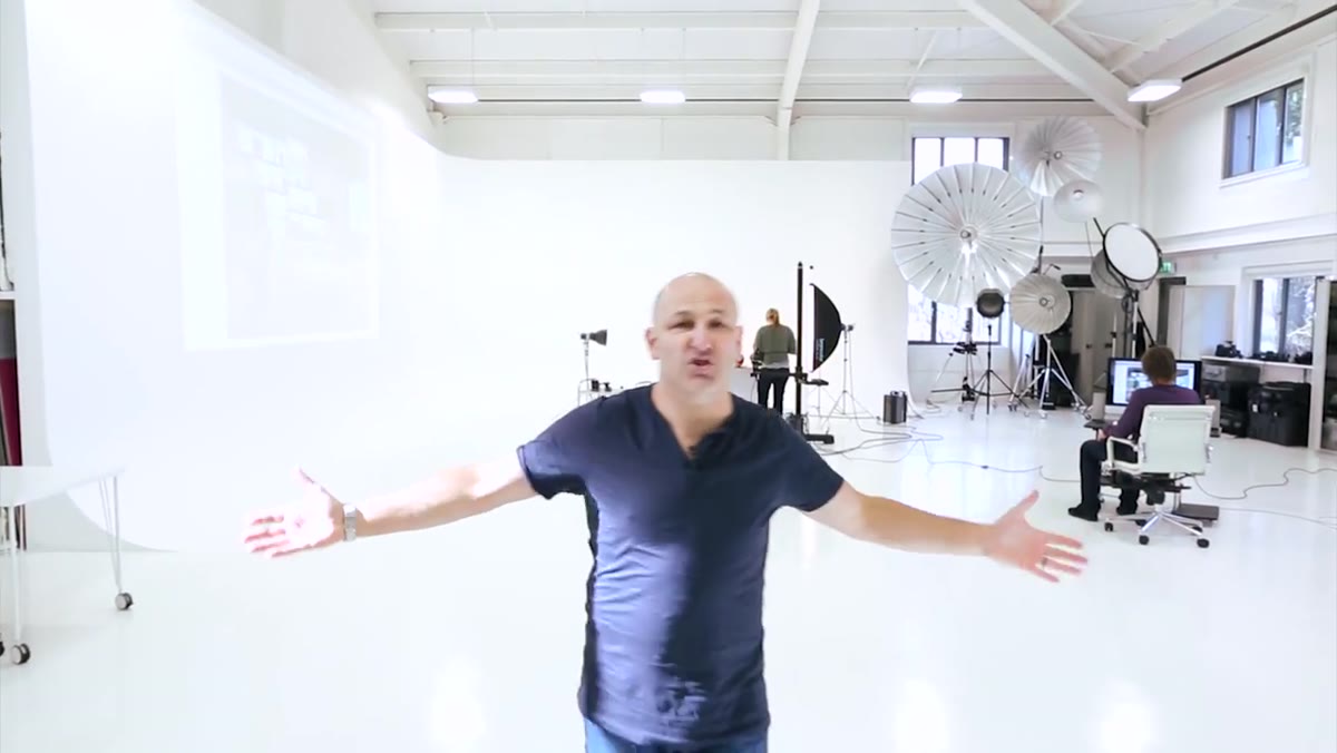 Wide shot of the studio&rsquo;s main shooting floor