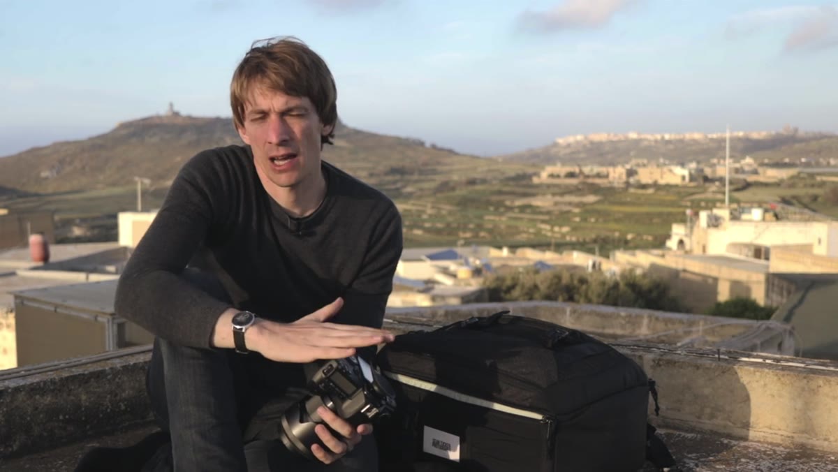 Tucker discussing using a secondhand Canon 5D Mark I