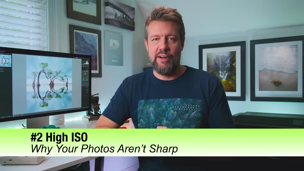Side-by-side comparison of ISO 100 vs high ISO image detail