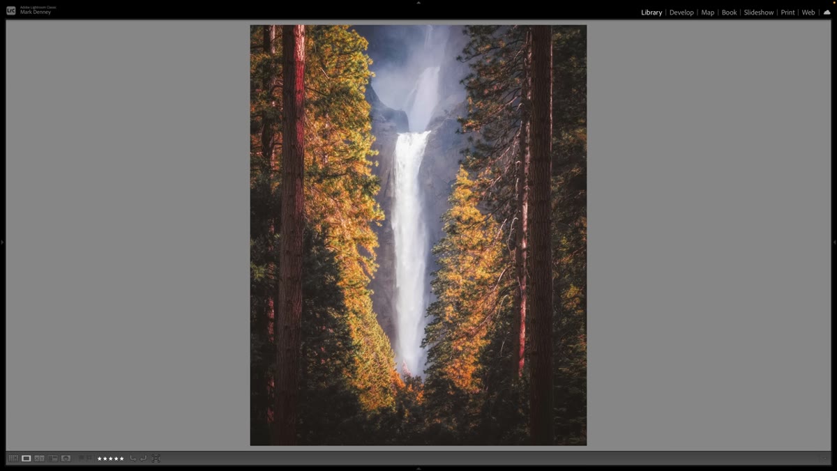Subject framed by natural elements within the landscape