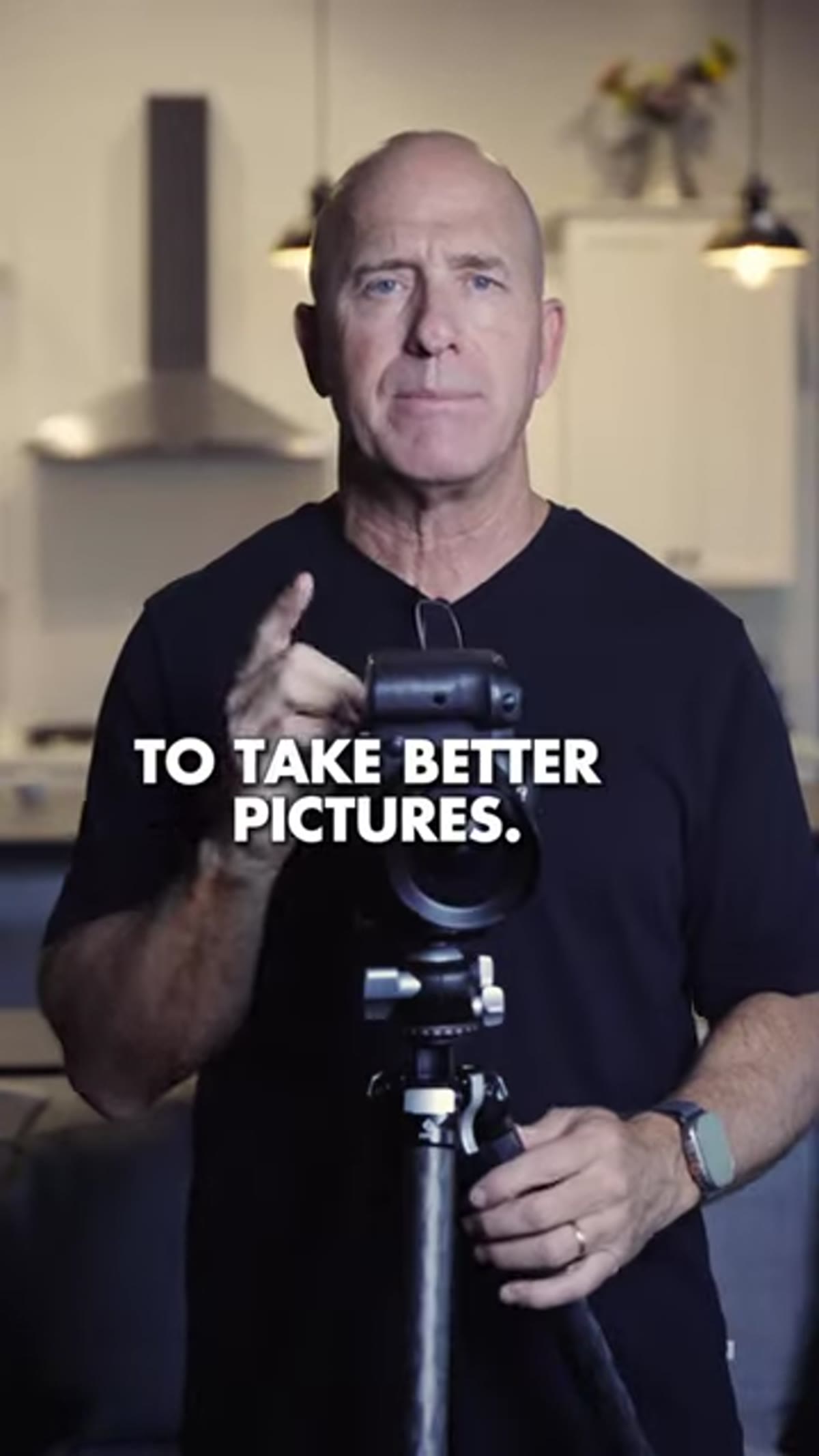 Camera timer setting being selected in menu