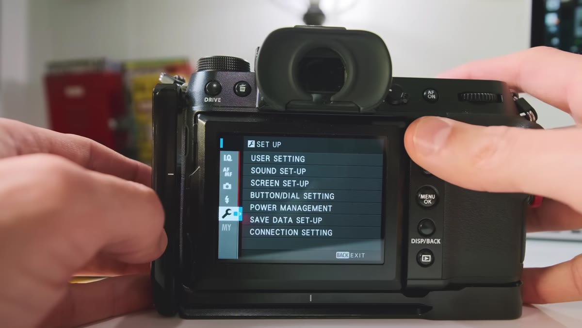 Camera format SD card confirmation screen
