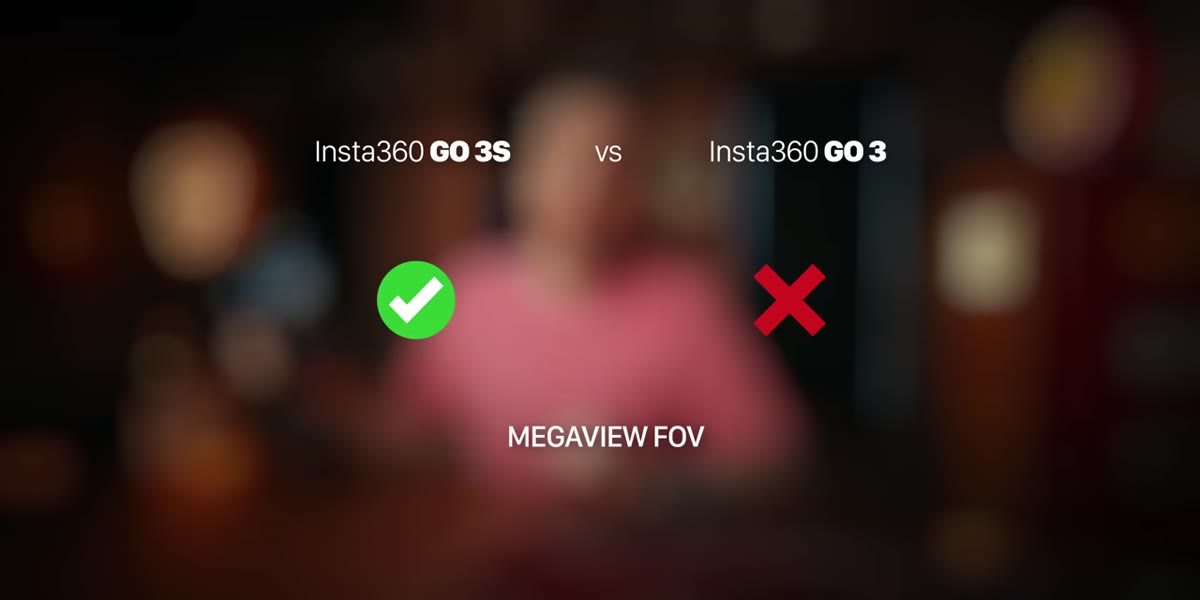 MegaView field of view demo, wide perspective shown on screen