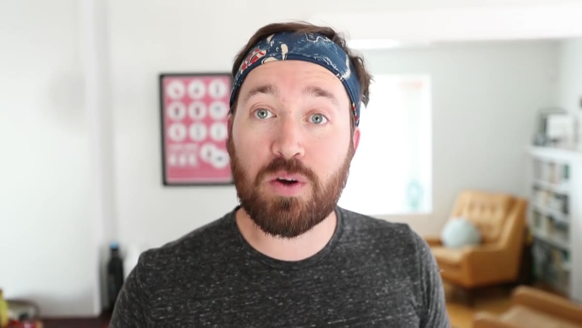 Dennis explaining that shooting location and kitchen aren&rsquo;t the same
