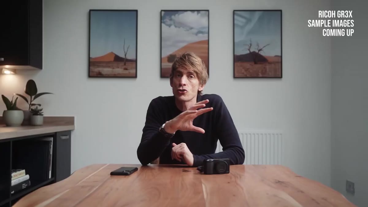 In-camera effects menu being navigated