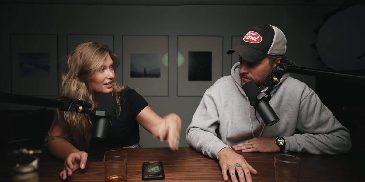 Lizzy explaining that her drone had to be sent with another crew member to a different shoot