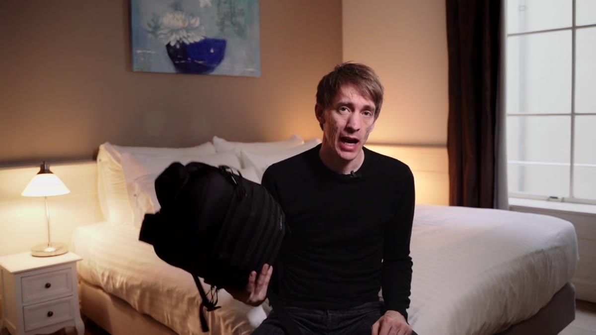 Tucker describes going out without a camera due to social plans