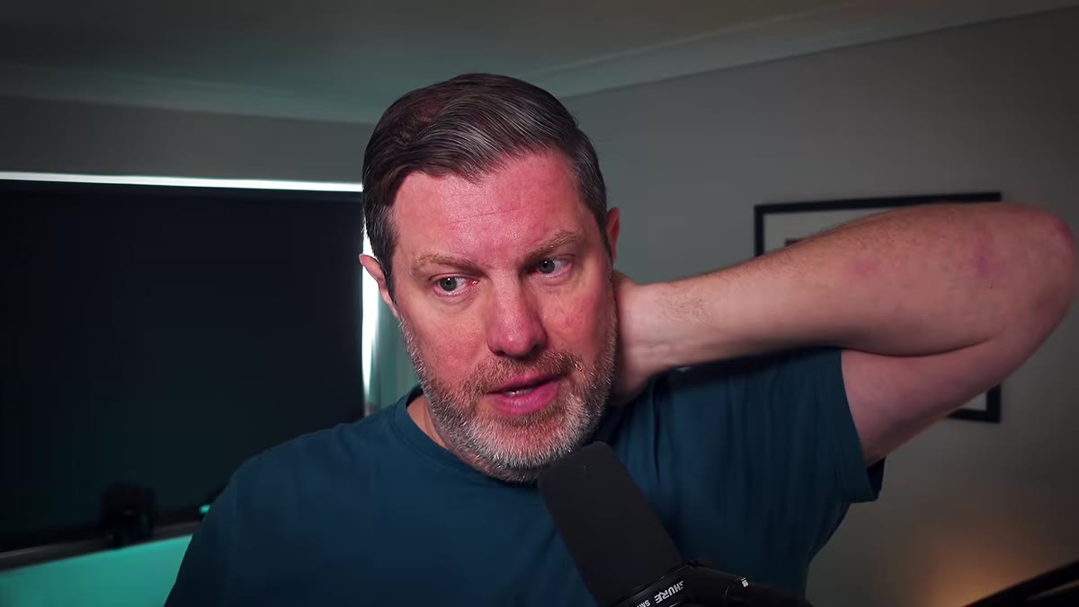 Presenter making the case for why competition decline could be positive