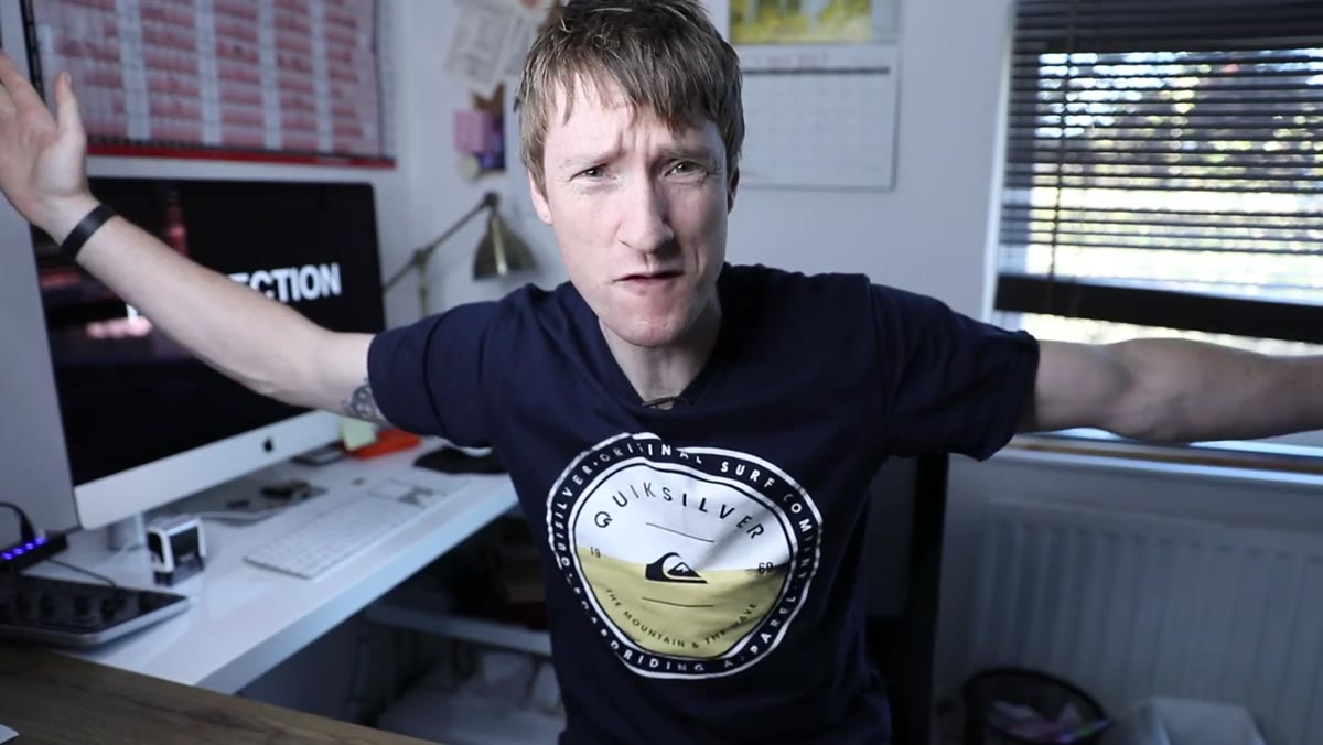 Heaton introducing the Northern Ireland storm images